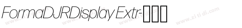 FormaDJRDisplay Extr字体转换
